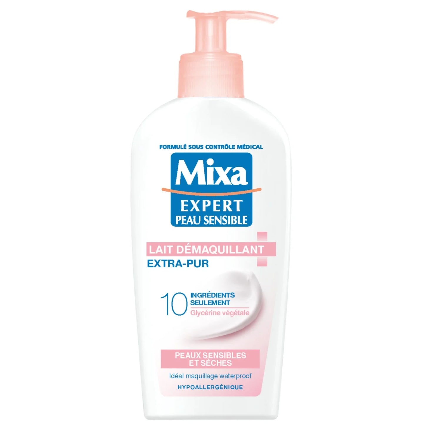 MIXA Lait Démaquillant Antidessèchement Peau Sensible 250ML
