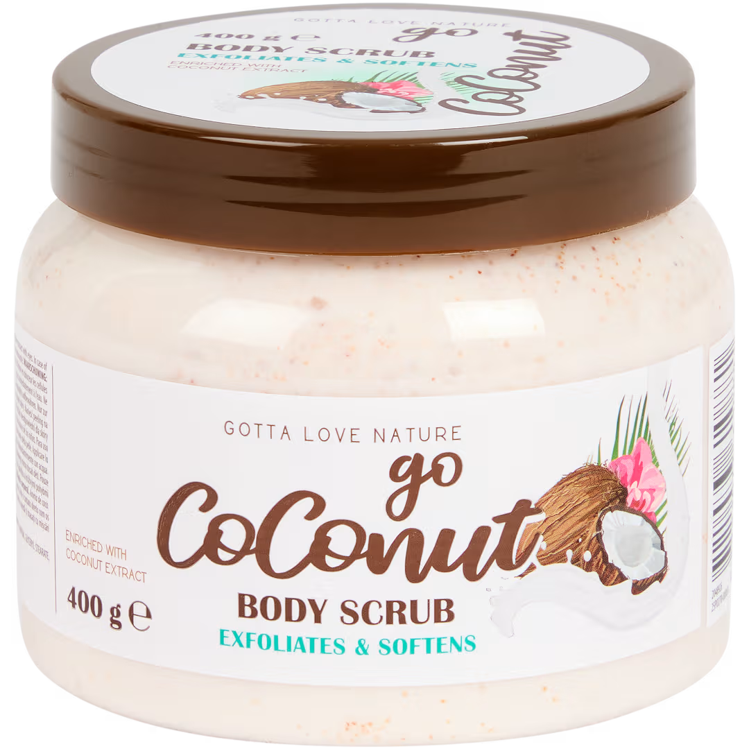 Gommage pour le corps Gotta Love Nature Go Coconut 400 g
