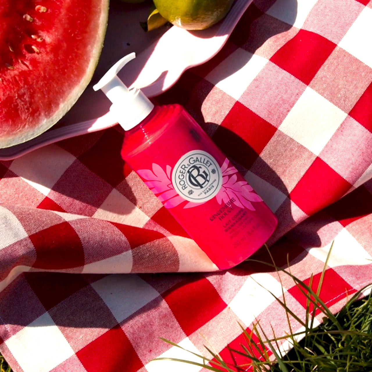 ROGER & GALLET Lait Corps Bienfaisant 250 ml Gingembre Rouge