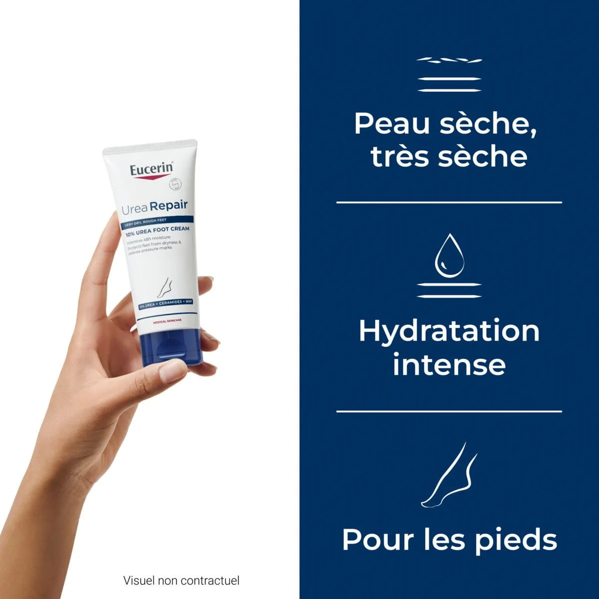 eucerin urea repair creme pieds 10% UREE
