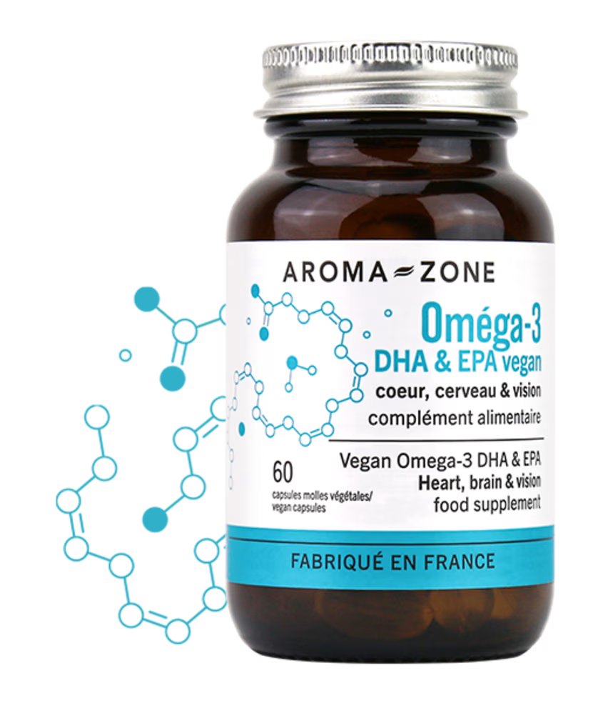 Aroma Zone Oméga-3 Vegan - 60 capsules - Complément alimentaire