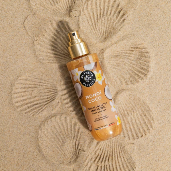 brume pailletée les petits plaisirs MONOI COCO 200ML