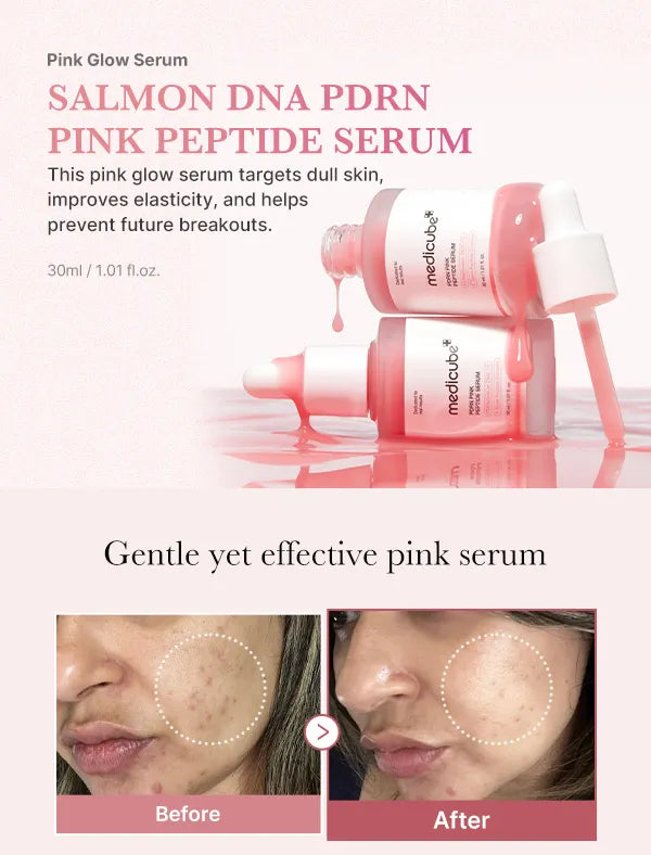 medicube - PDRN Pink Peptide Serum - Sérum aux peptides et PDRN 30ml