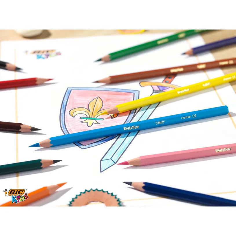 crayon de couleur bic kids evolution 18 PCS