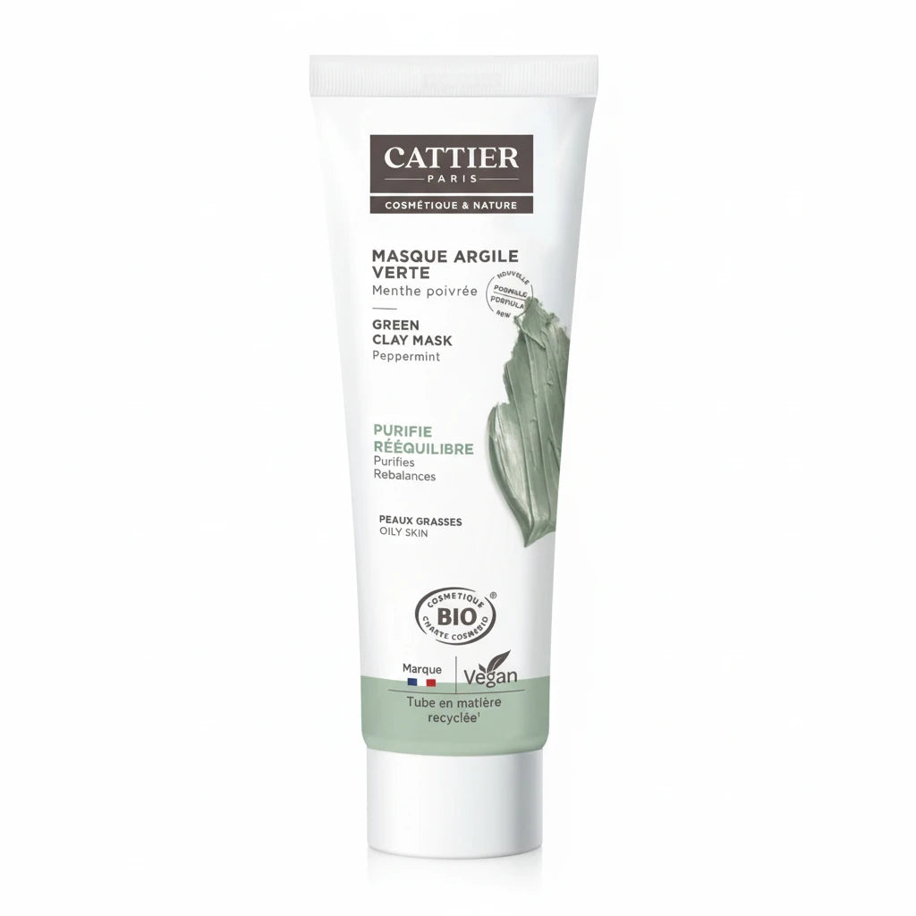 Cattier Masque argile verte Bio - 100ml