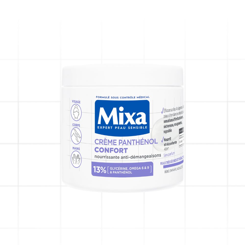 Mixa La Crème Panthénol Confort - Visage, Corps, Mains 400ML