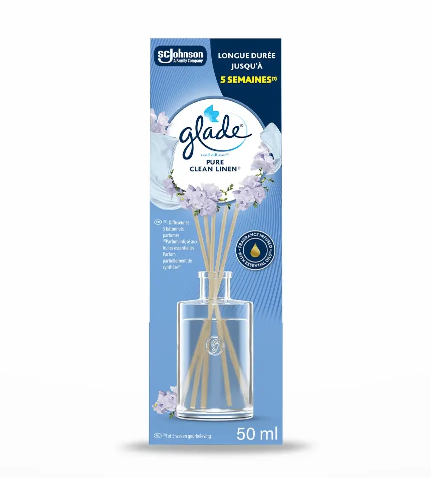 Diffuseur Pure Clean Linen Bâtonnets Parfumés 50mL