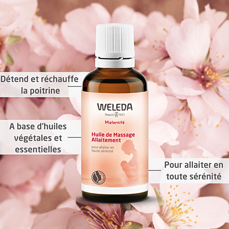 Weleda Huile de massage allaitement 50ml