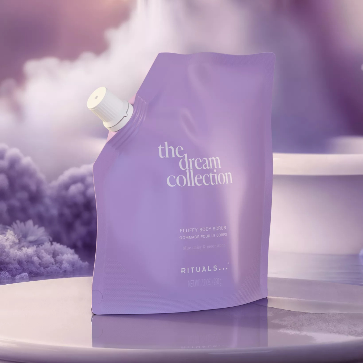 rituals gommage pour le corp the dream collection fluffy body scrub 220g