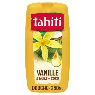 Tahiti Douche Gel Douche Hydratant Vanille & Huile de Coco, (250 ml)