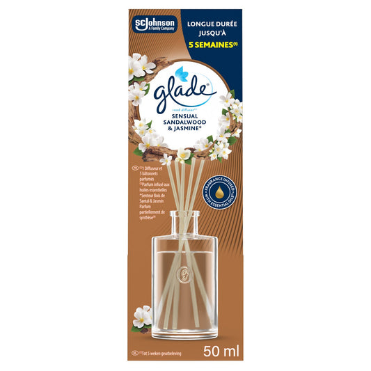 Diffuseur Bâtonnets Bali Sensual GLADE le flacon de 50mL