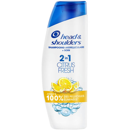 HEAD & SHOULDERS Citrus Fresh Shampoing antipelliculaire 2 en 1 au citron 285ml