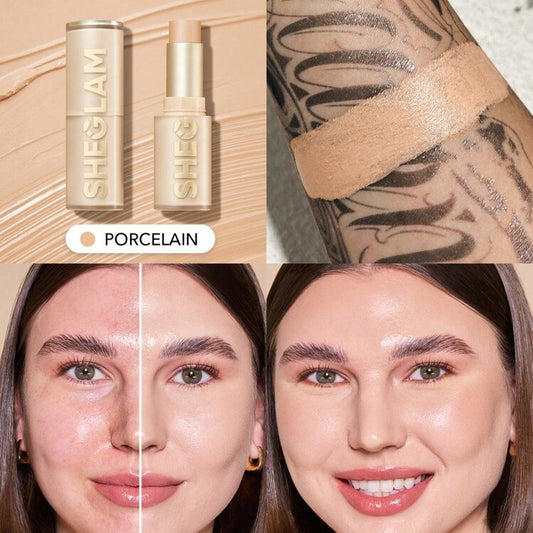 baton de fond de teint sheglam skin magnet high coverage 10g porcelain
