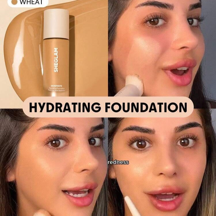 fond de teint hydratant sheglam skinfinite 30ml wheat