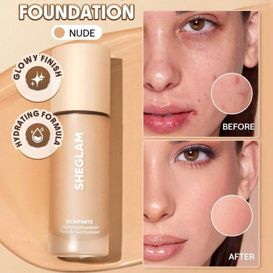 fond de teint hydratant sheglam skinfinite 30ml nude
