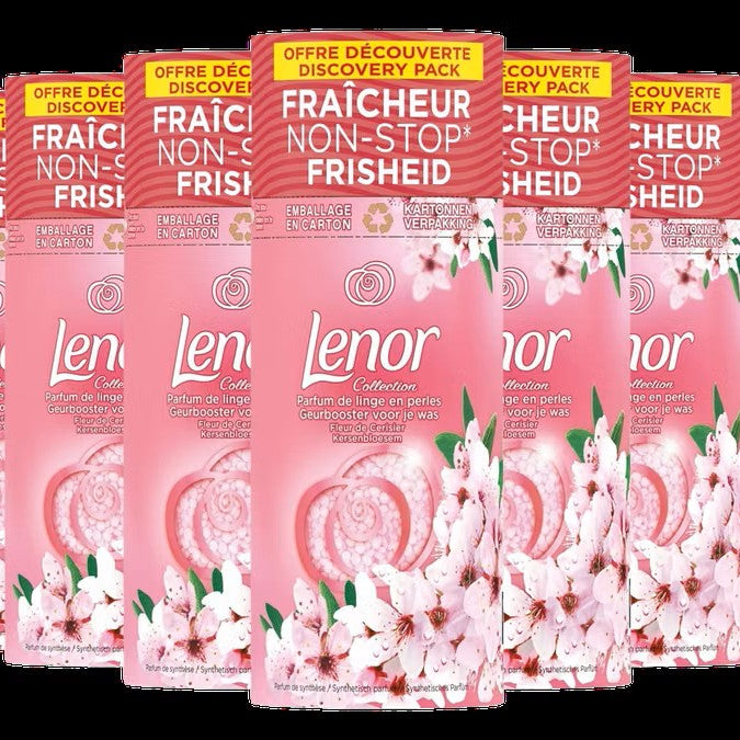 lenor parfum de linge en perles fleur de cerisier