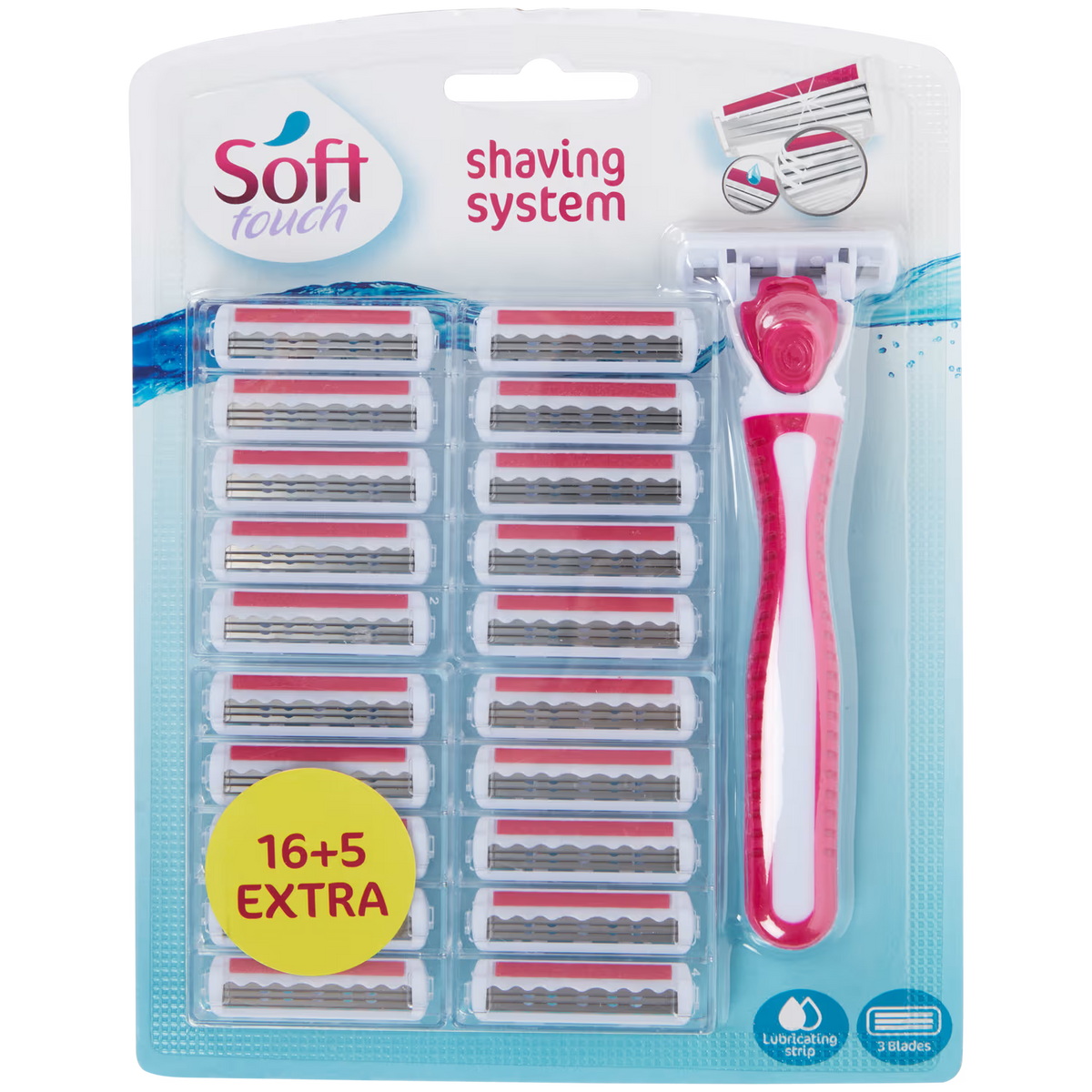 soft touch shaving system RASOIRS FEMMES 21 PIECES