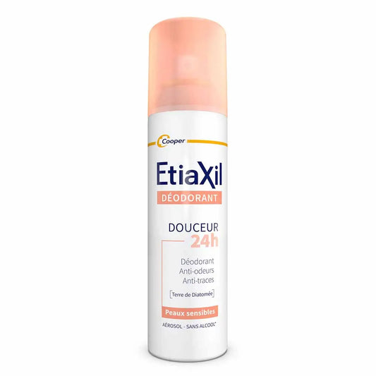 Etiaxil Déodorant Spray Douceur 24h Peaux Sensibles 150ml