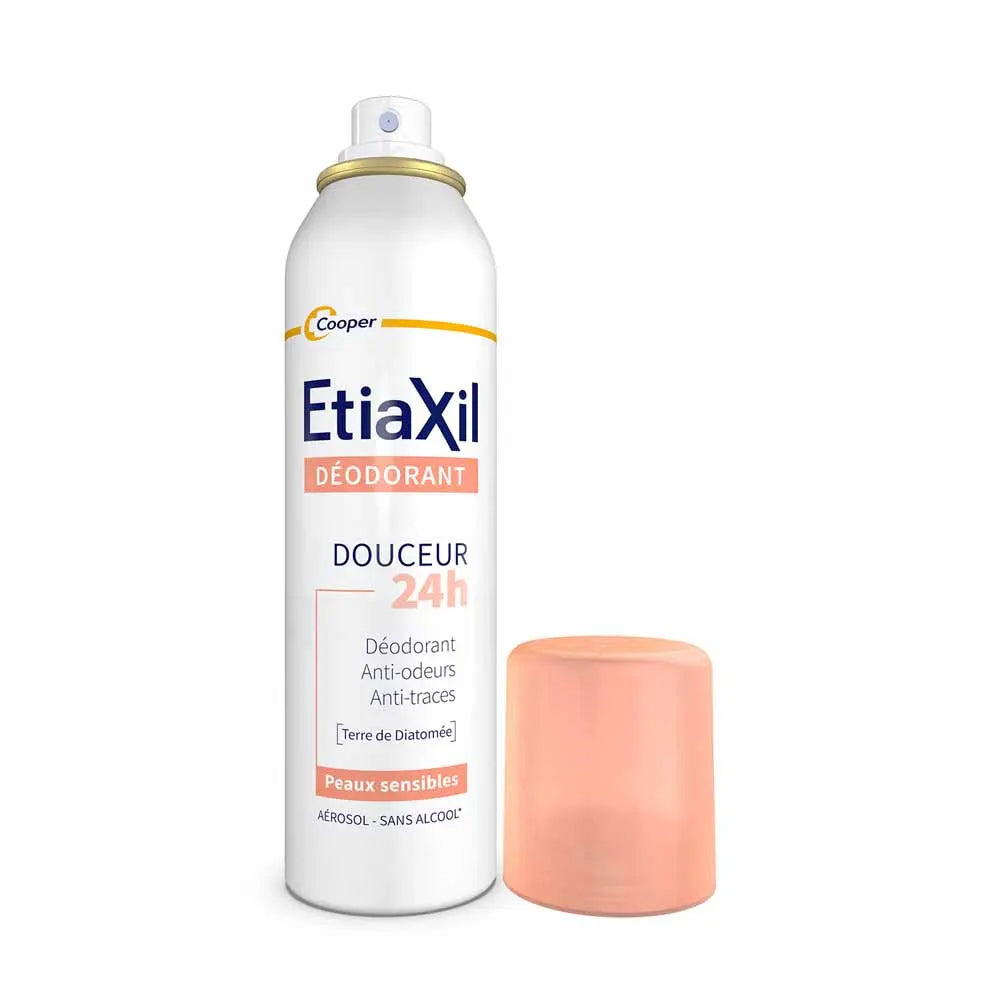 Etiaxil Déodorant Spray Douceur 24h Peaux Sensibles 150ml