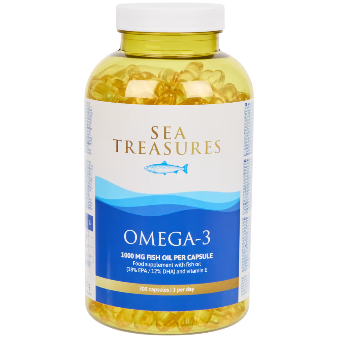 Gélules d’huile de poisson Oméga 3 1 000 mg 300 pièces