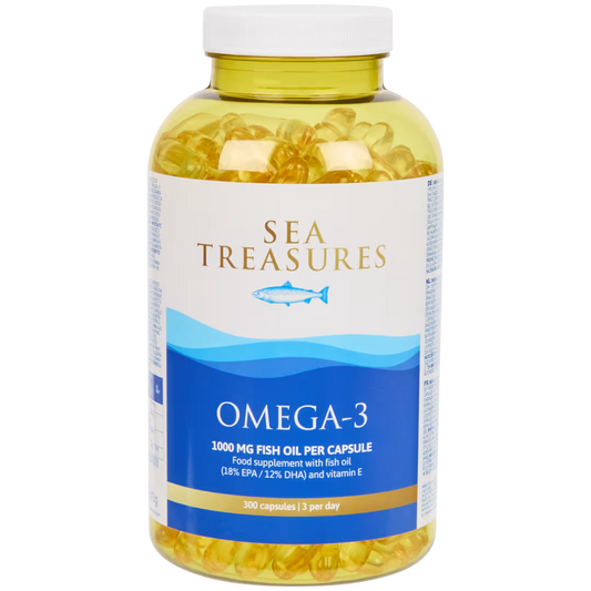 Gélules d’huile de poisson Oméga 3 1 000 mg 300 pièces
