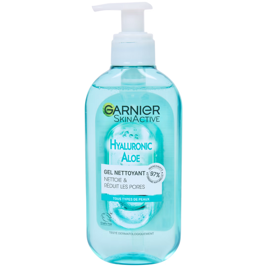 Garnier Skin Active Nettoyant visage  Acide hyaluronique et Aloe Vera 200 ml