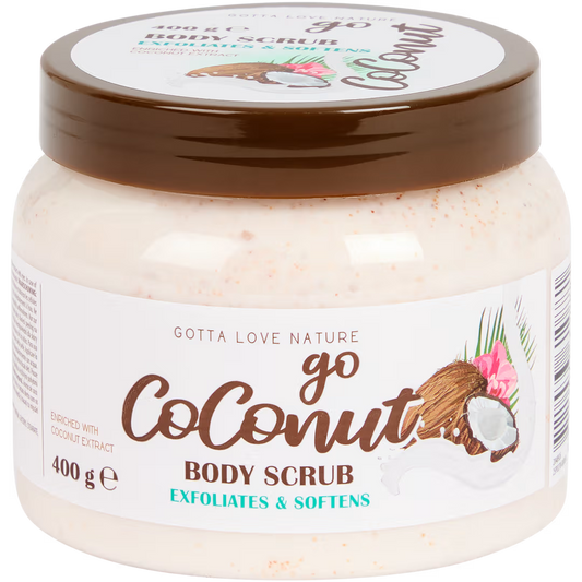 Gommage pour le corps Gotta Love Nature Go Coconut 400 g