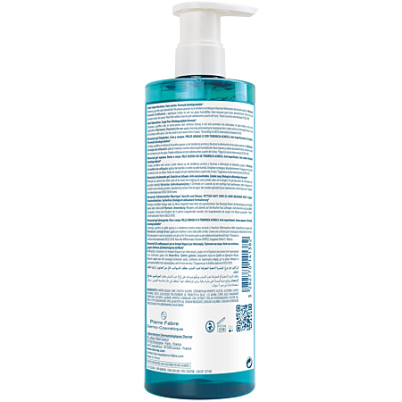 Ducray Gel moussant nettoyant/purifiant visage et corps peaux grasses 400ml