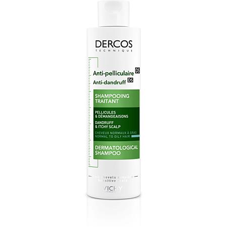 Vichy Dercos shampooing traitant anti-pelliculaire 200ml Cheuveux normaux a gras