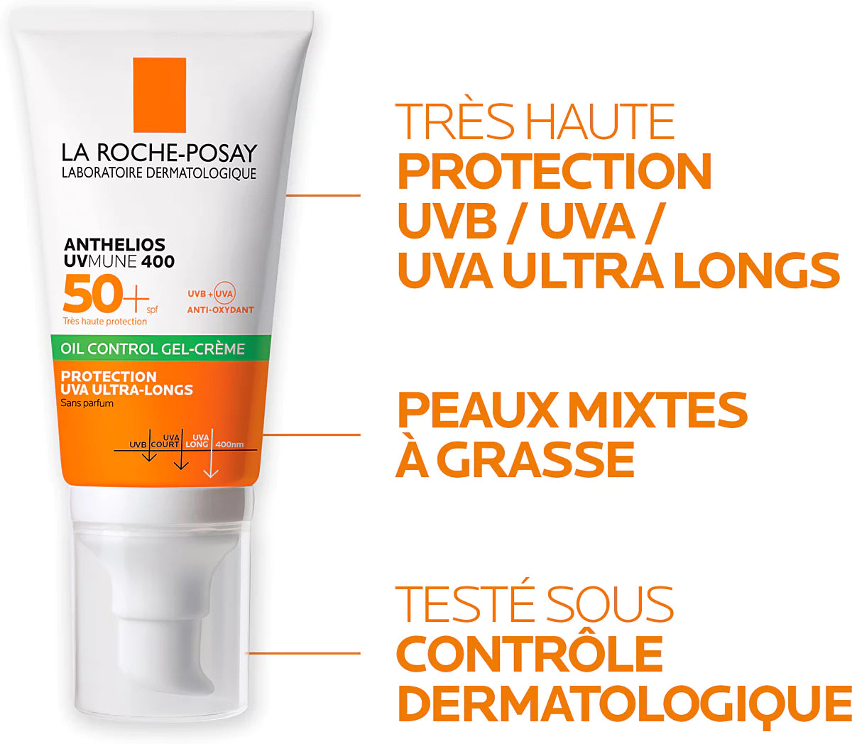 La Roche-Posay Anthélios Gel crème protection solaire SPF50+ 50ml