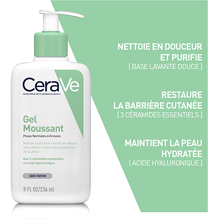 Cerave Gel moussant 236ml