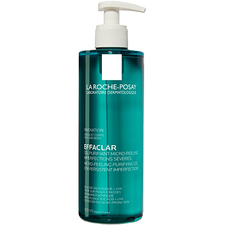La Roche-Posay gel purifiant micropeeling corps anti-imperfections 400ml