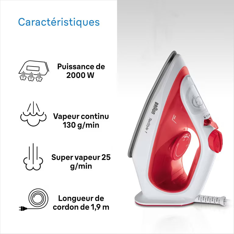 fer a repasser braun 1900w texstyle 1