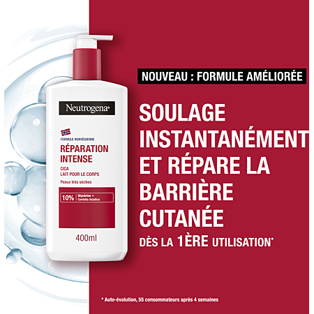 Neutrogena Réparation Intense Lait Corps Apaisant Flacon-Pompe 400ml