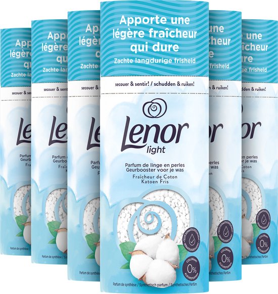 lenor parfum de linge en perles fraicheur de coton