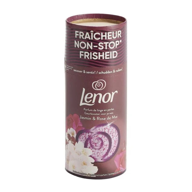 lenor parfum de linge en perles jasmin et rose de mai