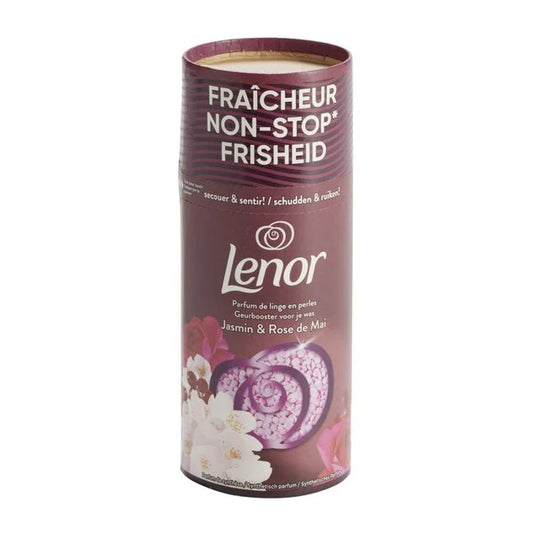 lenor parfum de linge en perles jasmin et rose de mai
