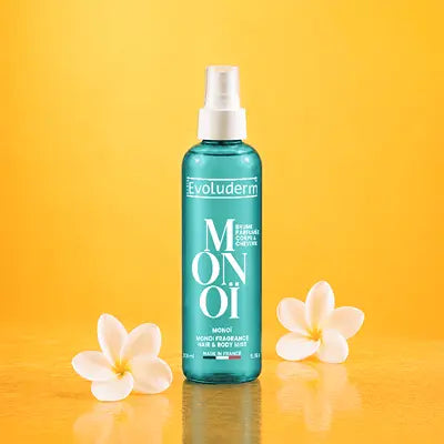 brume parfumée corps et cheveux evoluderm parfum monoi