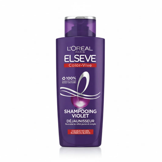 L'Oréal Paris - Shampooing Violet Déjaunisseur - Elseve Color-Vive - 200 ml
