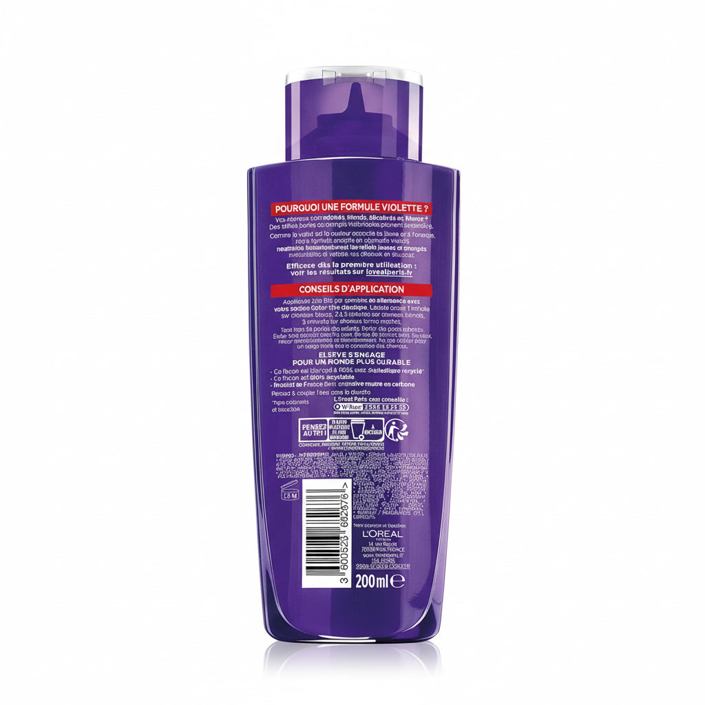 L'Oréal Paris - Shampooing Violet Déjaunisseur - Elseve Color-Vive - 200 ml