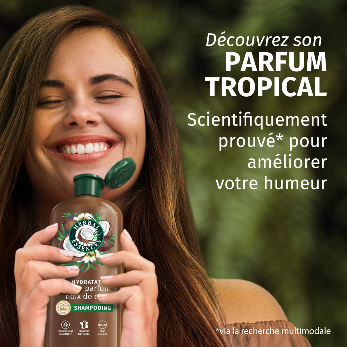 herbal essences shampoing et aprés shampoing hydratation noix de coco