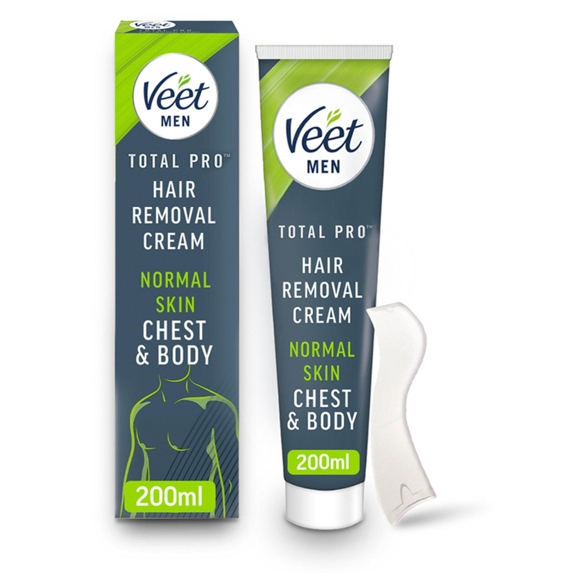 creme depilatoire veet men total pro peaux normales 200ml