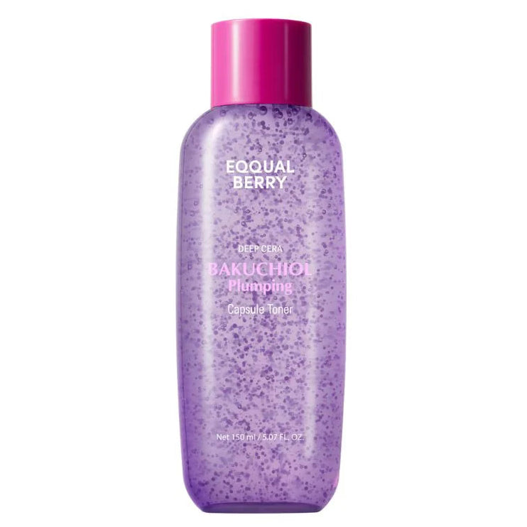 EQQUALBERRY - Lotion tonique repulpante en capsules de bakuchiol - 150ml