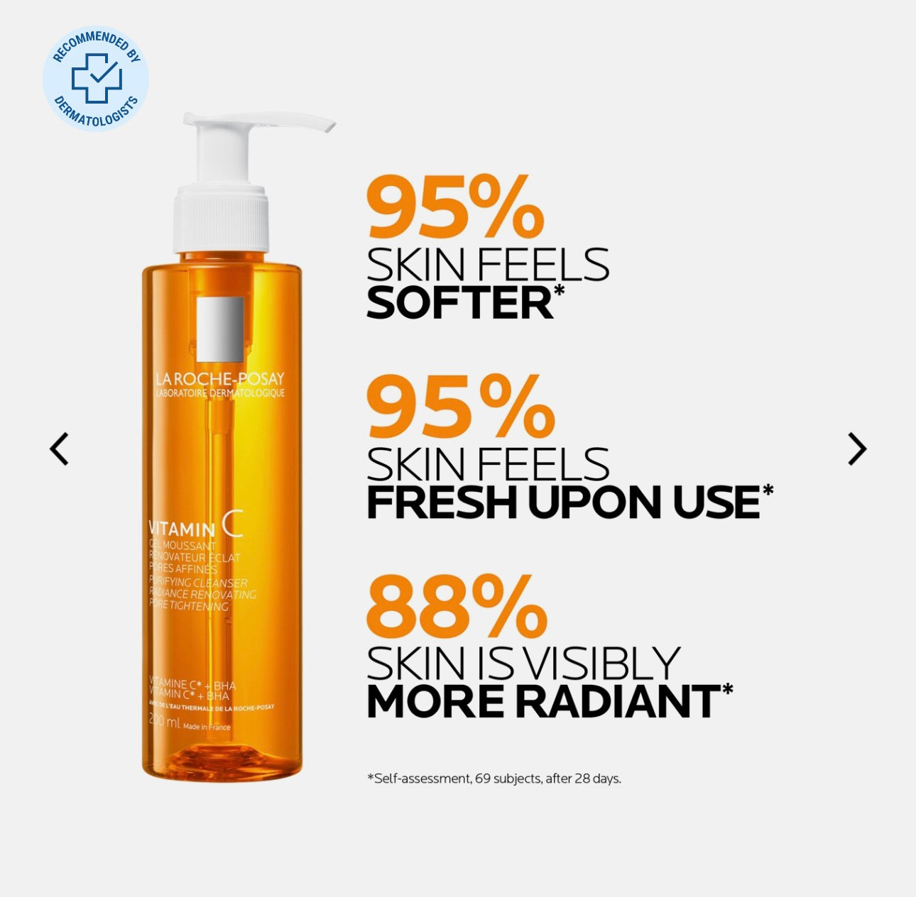 La Roche-Posay Pure Vitamin C gel moussant 200 ml
