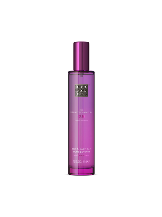 THE RITUAL OF YOZAKURA
brume parfumée pour le corps et les cheveux, 50 ml