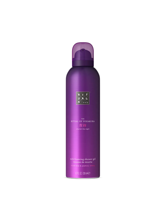 THE RITUAL OF YOZAKURA
Foaming Shower Gel
mousse de douche, 200 ml