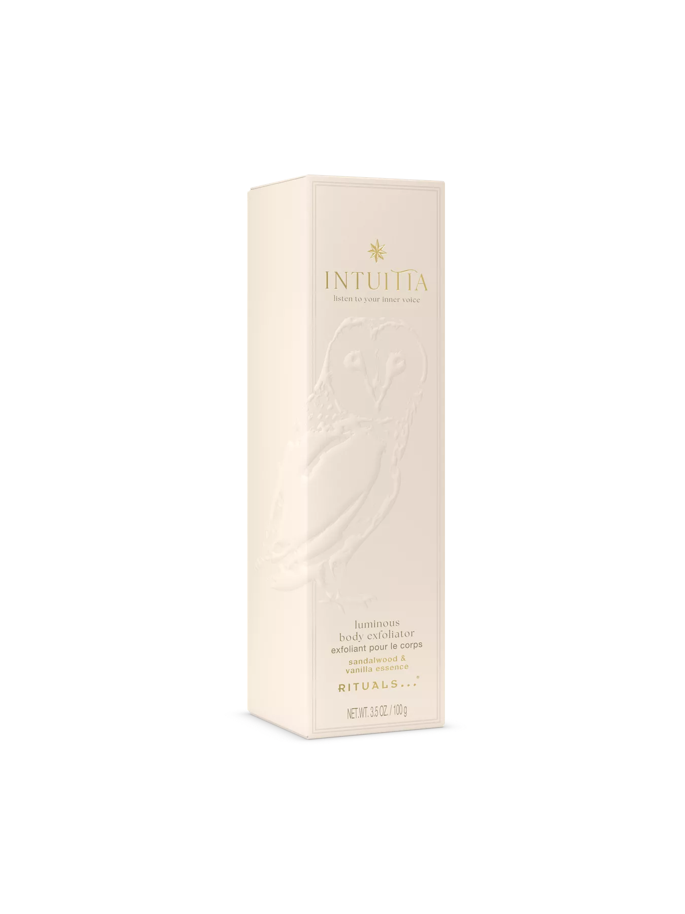 Rituals INTUITIA
Luminous Body Exfoliator – Exfoliant pour le corps (100 ml)