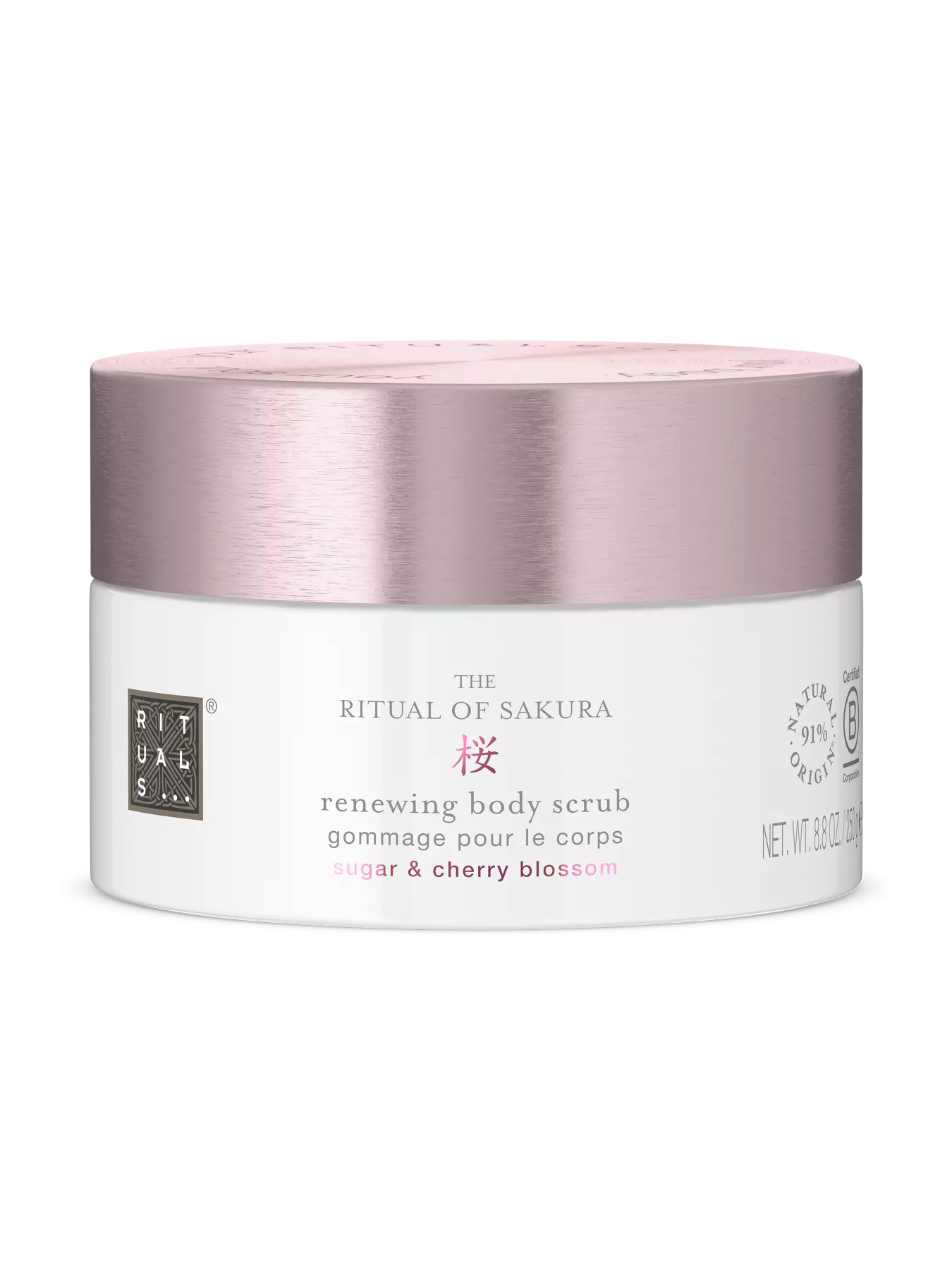 THE RITUAL OF SAKURA
Sugar Body Polish
gommage pour le corps, 250 gr