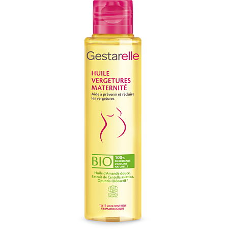 Gestarelle Huile Vergetures Maternité Bio - Flacon 100ml