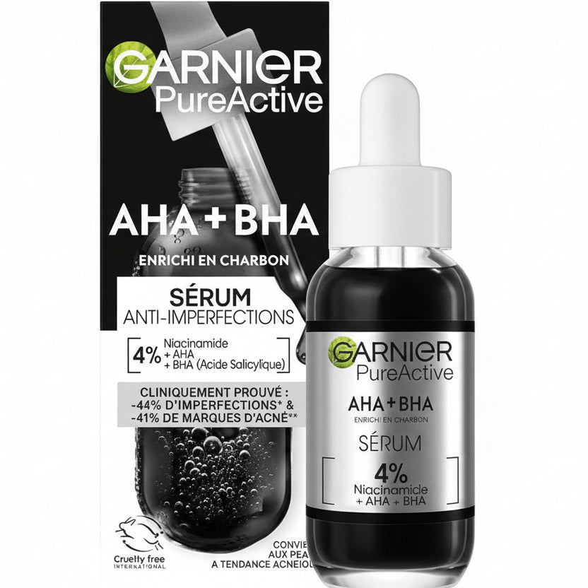 Garnier - Pure Active - Sérum Anti-Points Noirs & Imperfections - Vegan & Cruelty Free - 30 ml